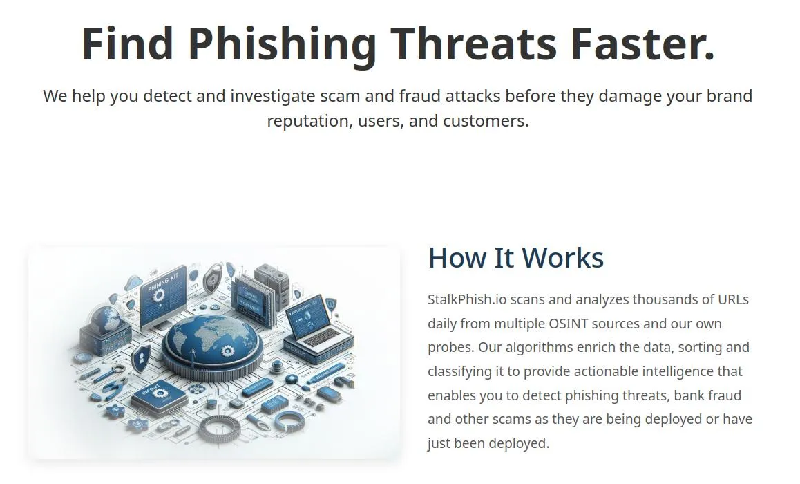 The StalkPhish.io platform